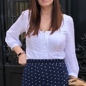 Maeve Anthropologie Lisette Blouse size 10